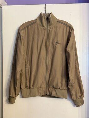 Nike Men's Tan Windbreaker Jacket